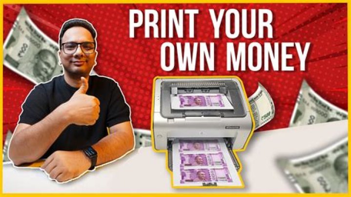 Can you print real money?