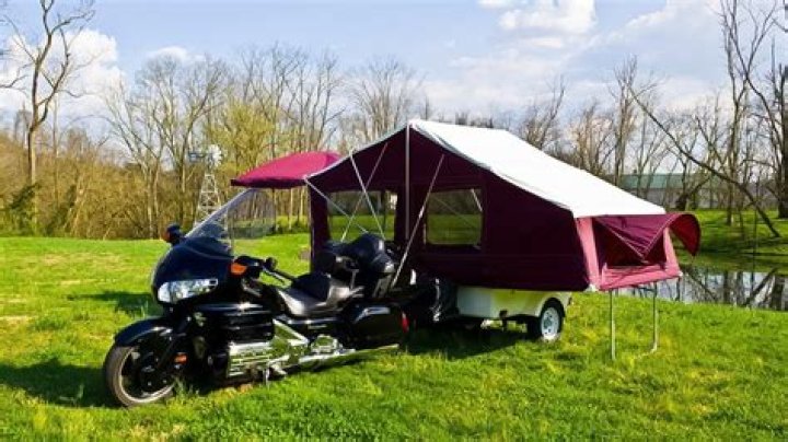Can you put a motorcycle on the back of a travel trailer?