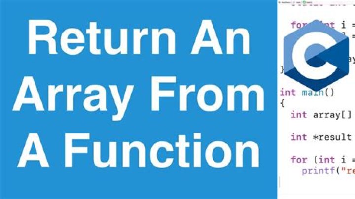 Can you return a struct array in C?