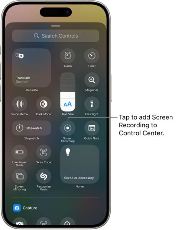Can you screen record on an iPod touch?