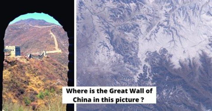 Can you see the Great Wall of China from a satellite?