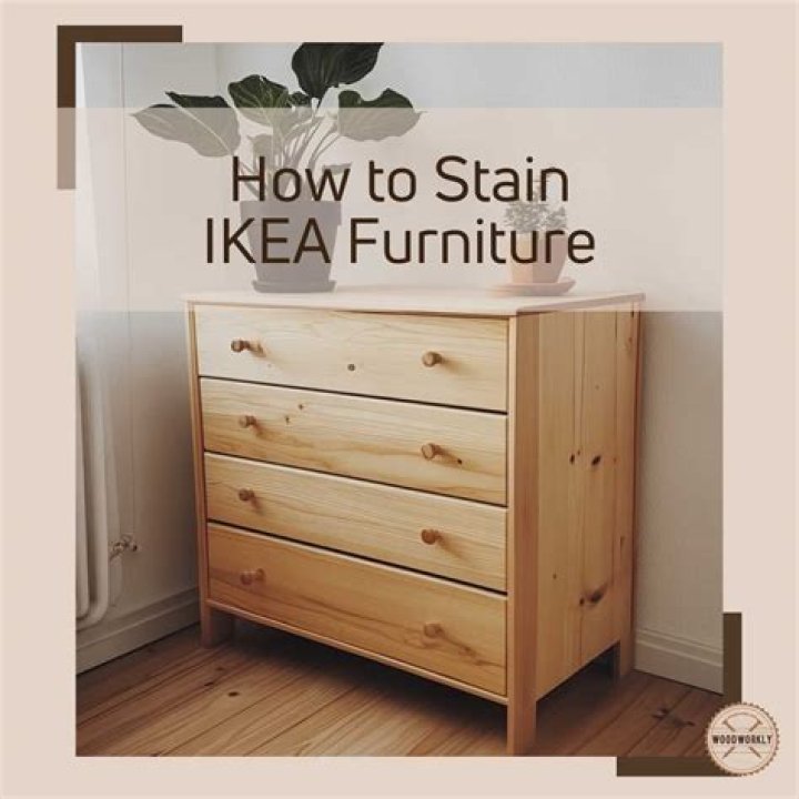 Can you stain IKEA wood?