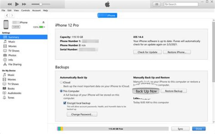Can you still backup iPhone to iTunes 2020?