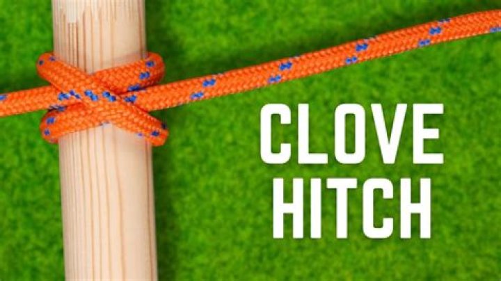 Can you use clove hitch for an anchor?
