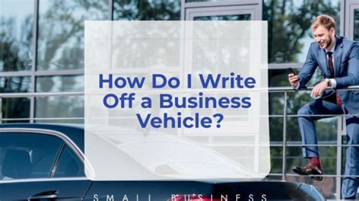 Can you write off a used car for business?