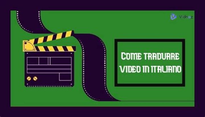 Come tradurre in italiano un video in inglese?