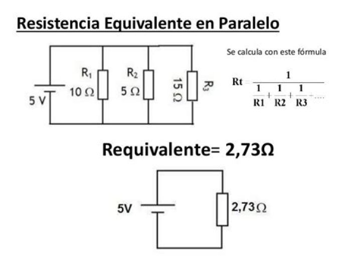 Como se calcula la resistencia equivalente?