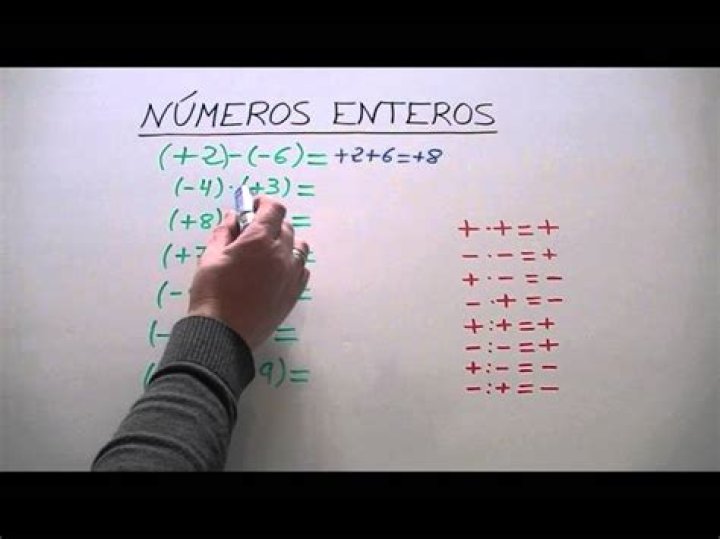 Como se multiplican los numeros enteros?