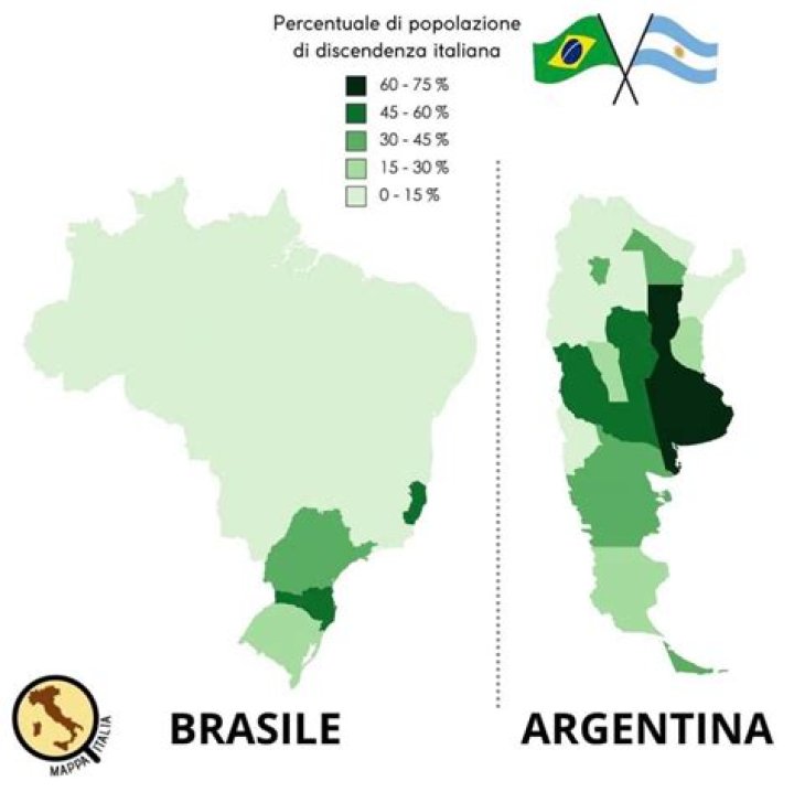 Do a lot of Italians live in Argentina?