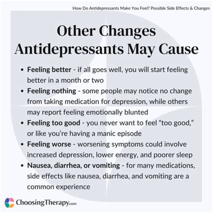 Do antidepressants make you forget?