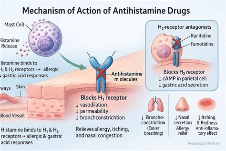 Do antihistamines help with prickly heat?