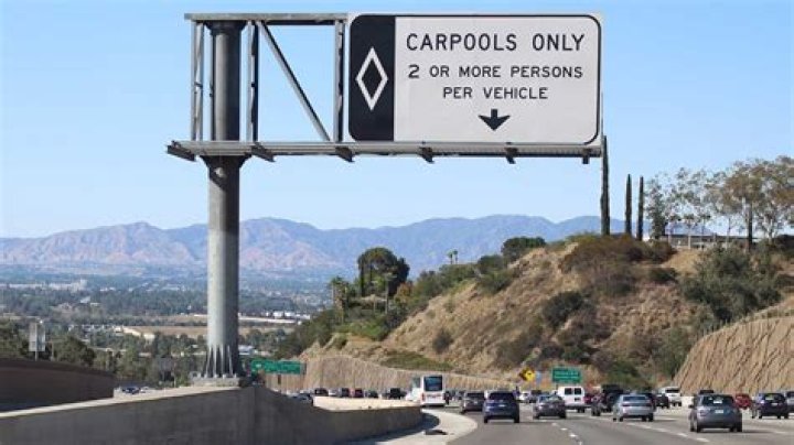 Do carpool lanes have cameras in California?