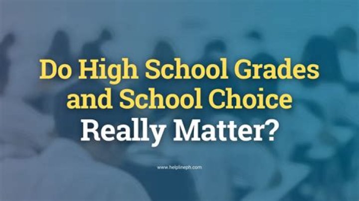 Do employers care about high school grades?