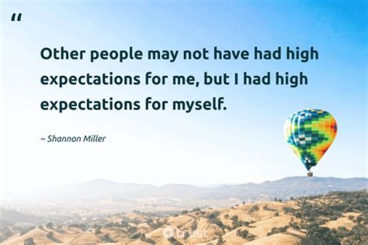 Do not put expectations quotes?