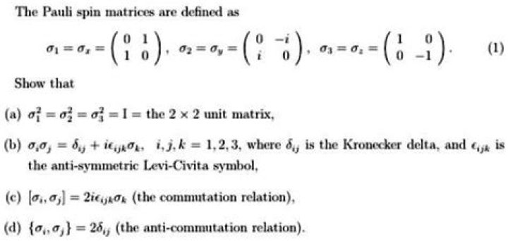 Do Pauli spin matrices commute?