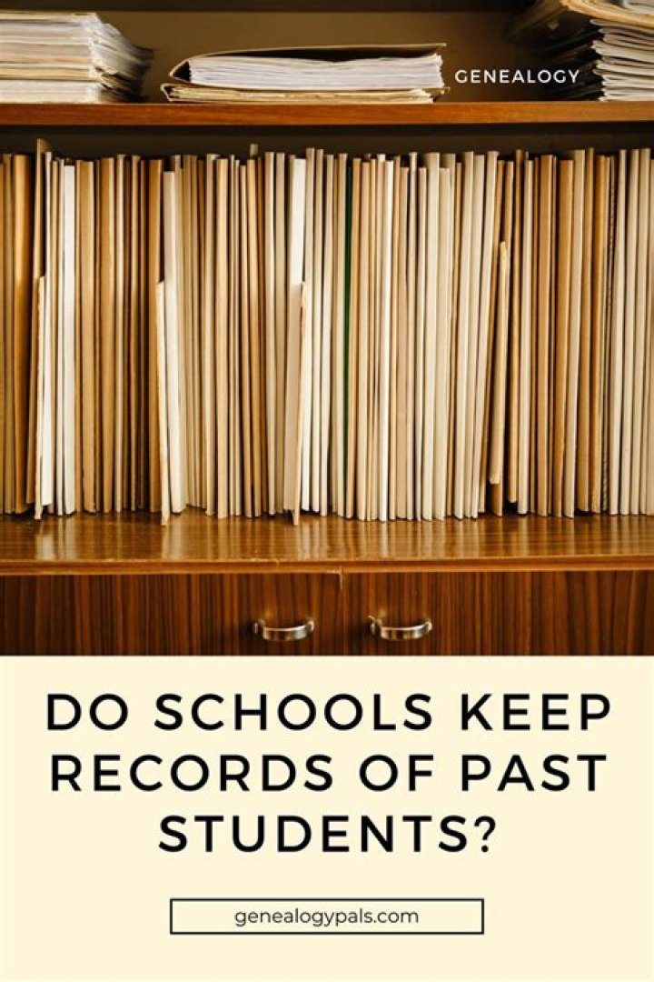 Do schools keep records of past students UK?