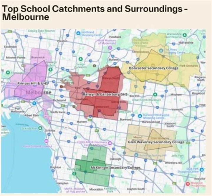 Do secondary schools have catchment areas?