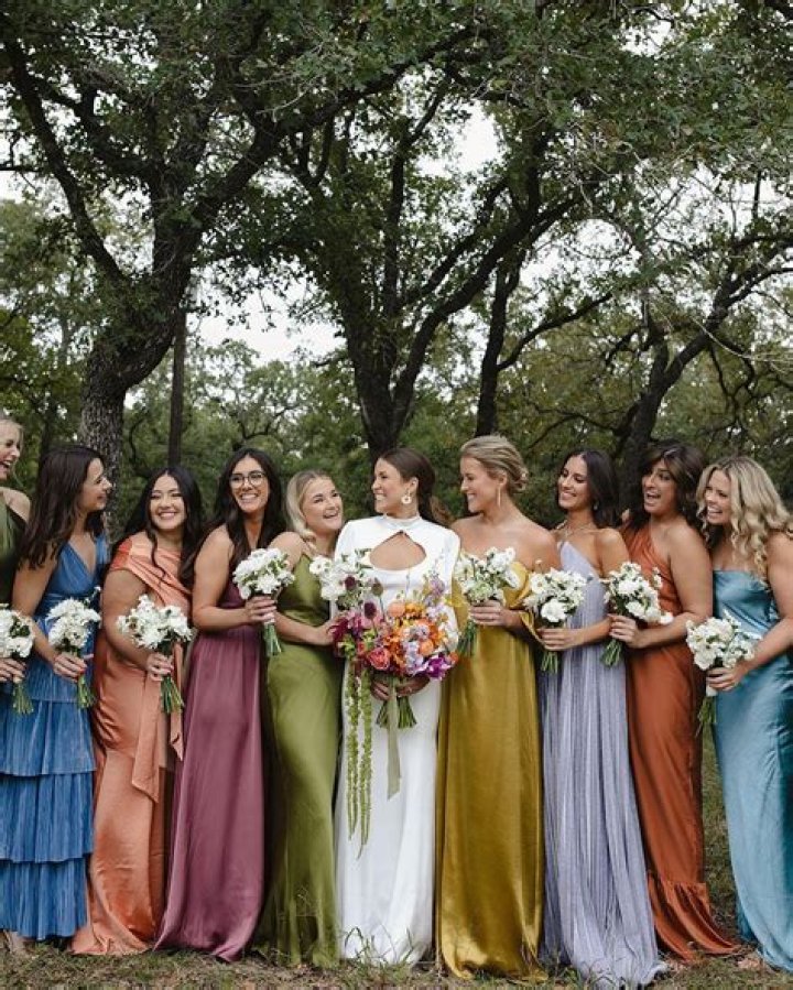 Do the bridesmaids walk down the aisle to the same song as the bride?
