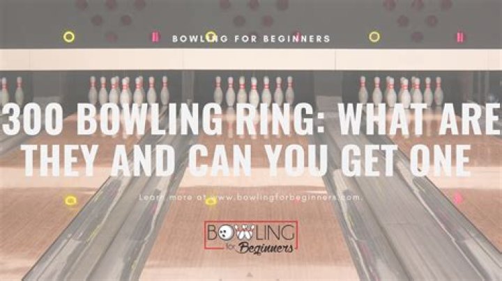 Do you get a ring for bowling a 300?