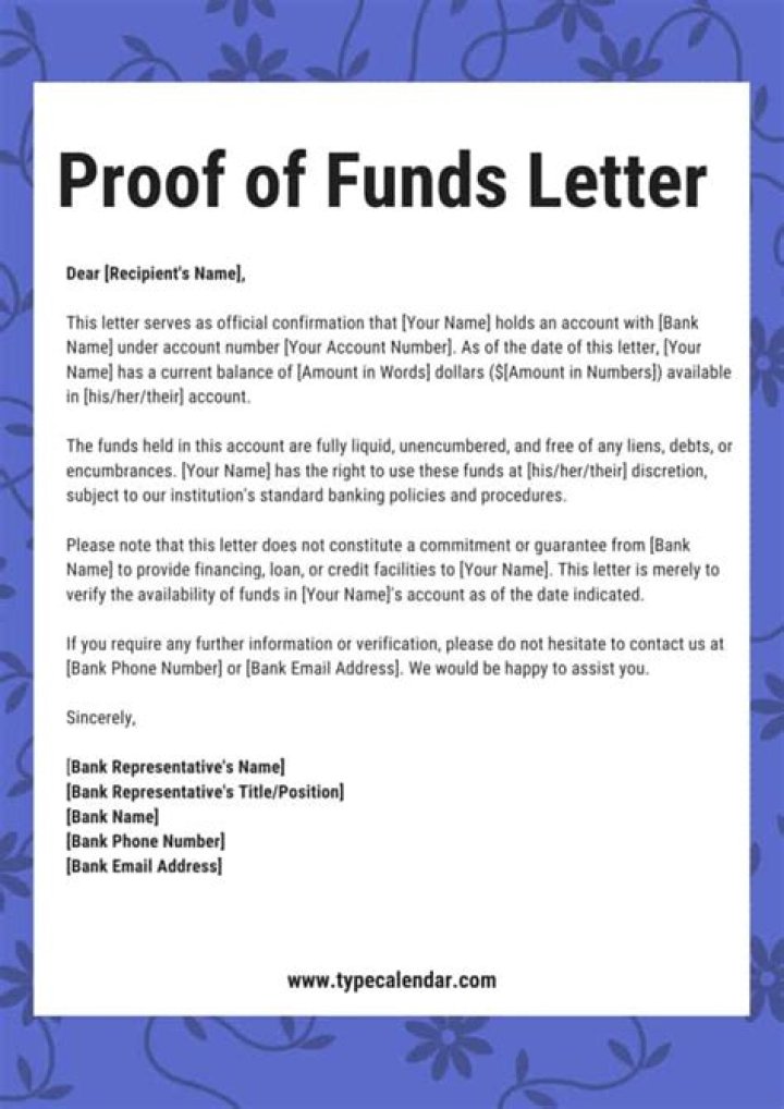 Do you need proof of funds if you have job offer?