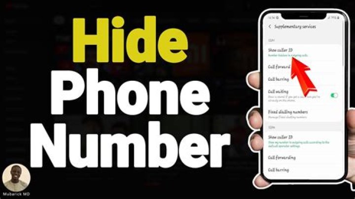 Does 31 hide your number?