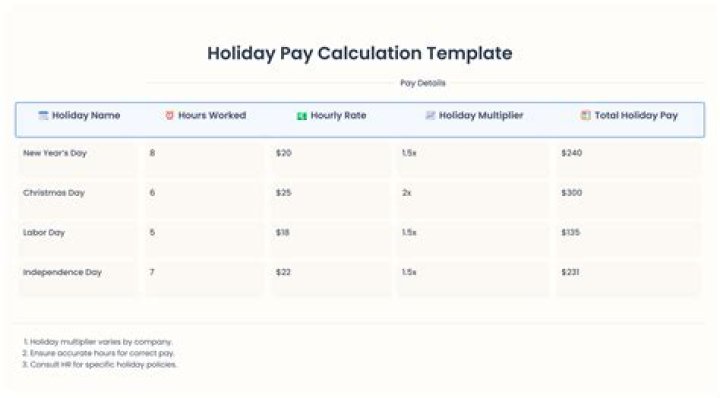 Does a company have to pay time and a half for holidays?