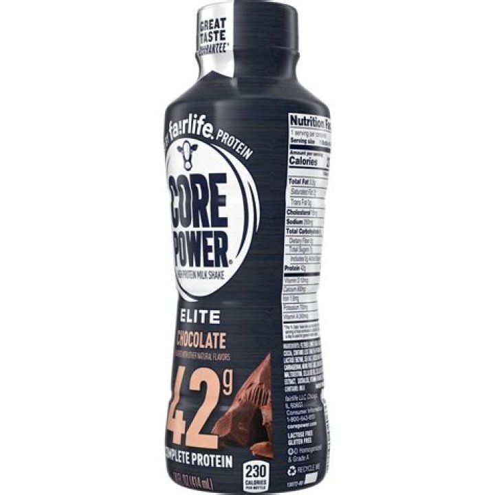 Does core power actually have 42 grams of protein?