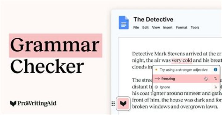 Does Google have a grammar checker?