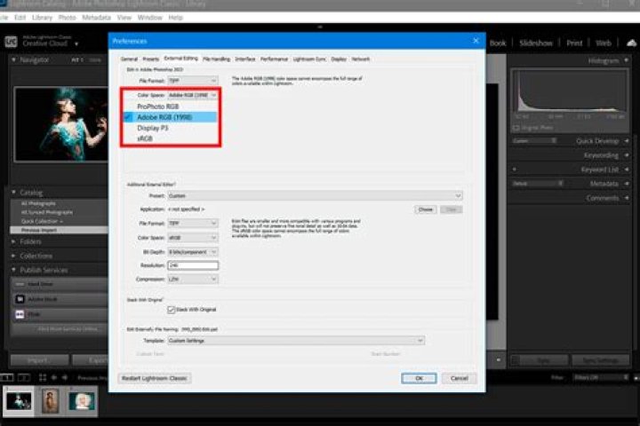 Does Lightroom use sRGB or Adobe RGB?