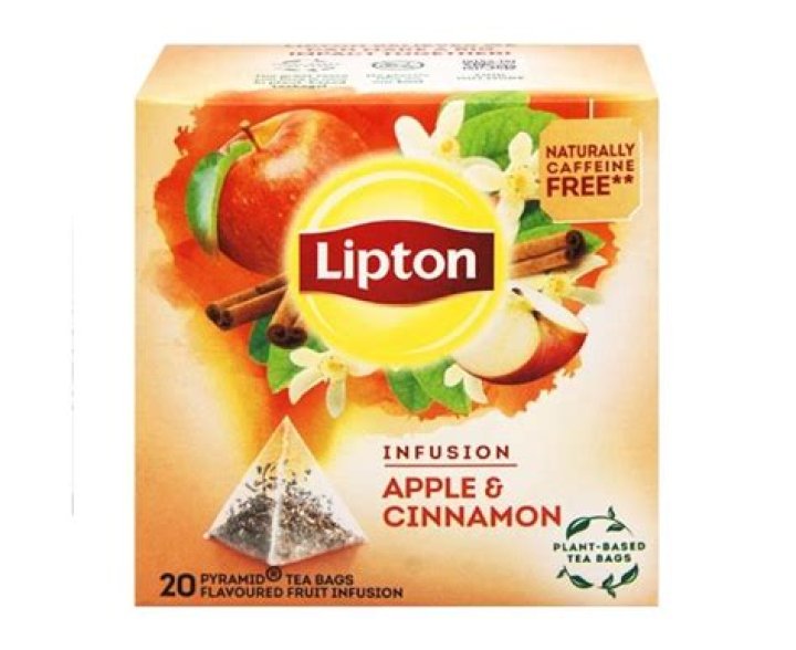 Does Lipton cinnamon apple tea have caffeine?