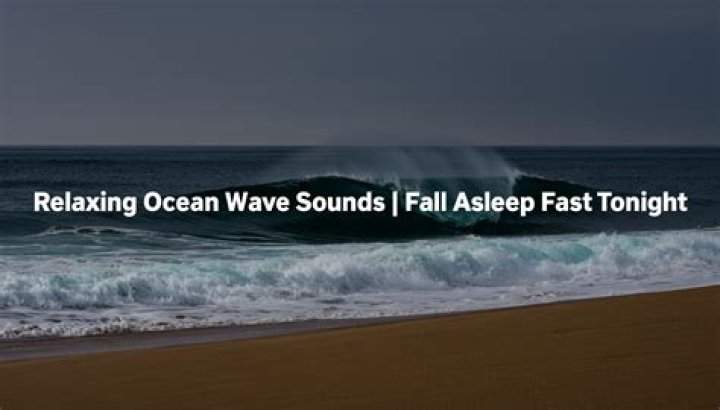 Does listening to ocean waves help you sleep?