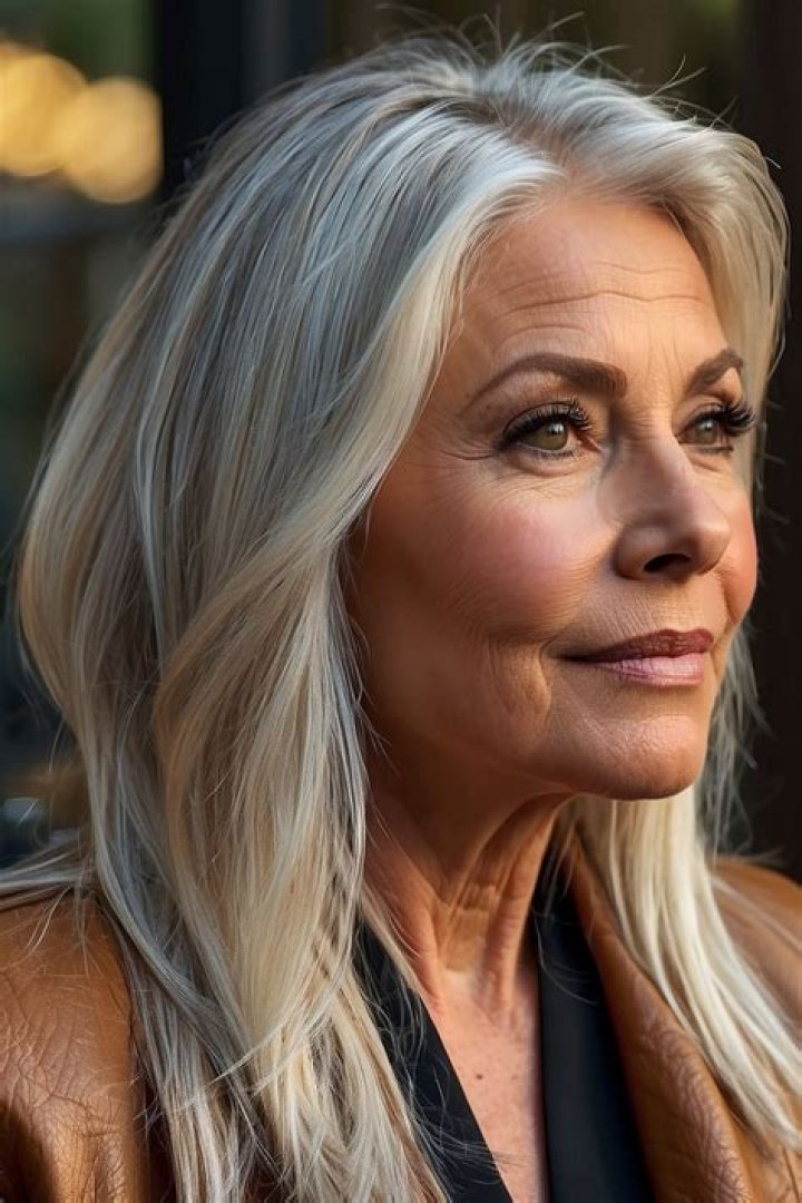 Does long hair make a 60 year old woman look older?