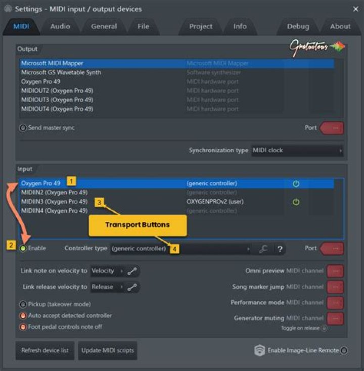 Does M Audio Oxygen have aftertouch?