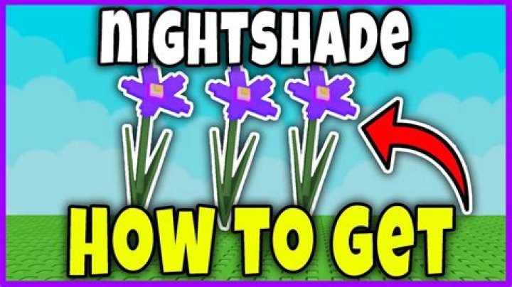 Does nightshade have white flowers?