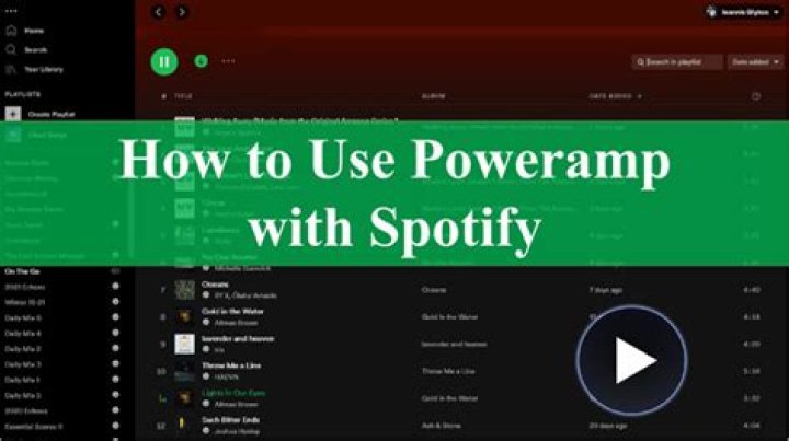 Does poweramp EQ work with Spotify?