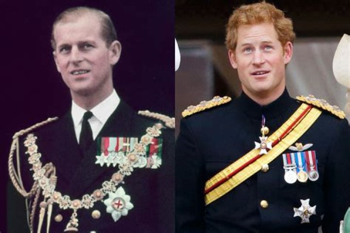 Does Prince Harry look like Prince Philip when young?