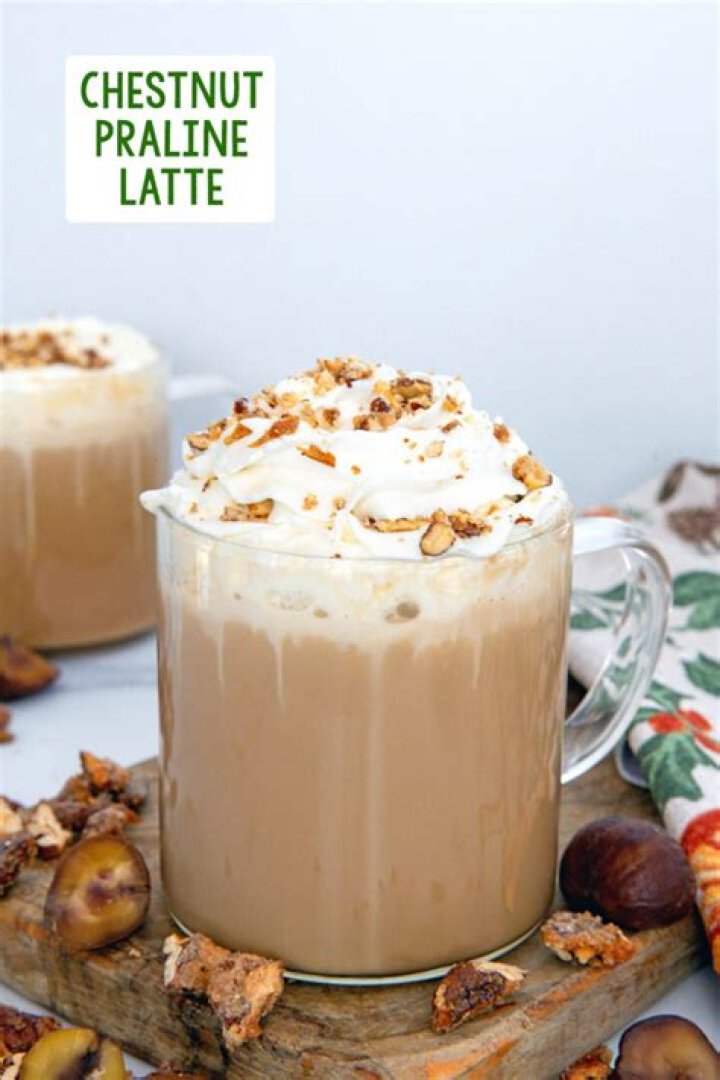 Does the Chestnut Praline Latte have nuts in it?