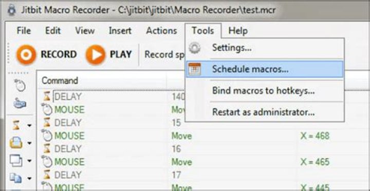 Does Windows have a mouse recorder?