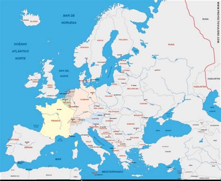 Donde esta la region de Europa occidental?