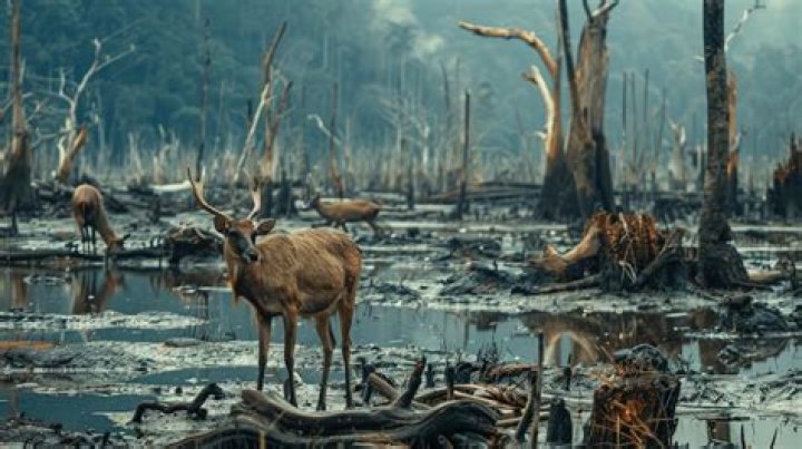 How are humans destroying forests?