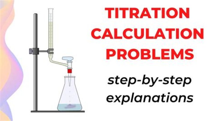 How are titration questions calculated?