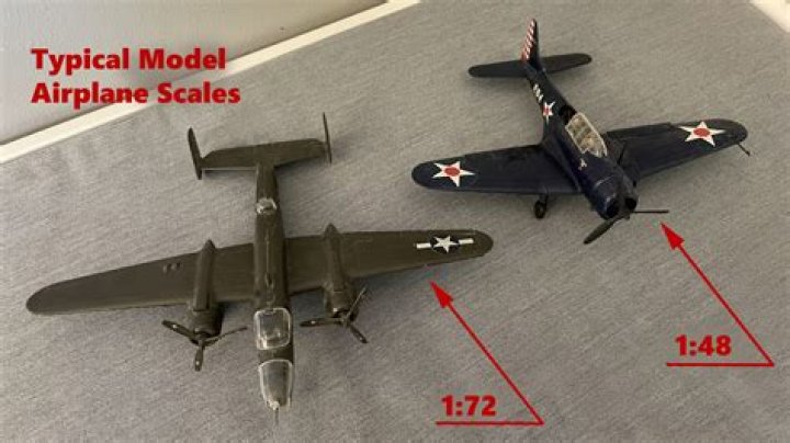 How big is a 1 32 scale model airplane?