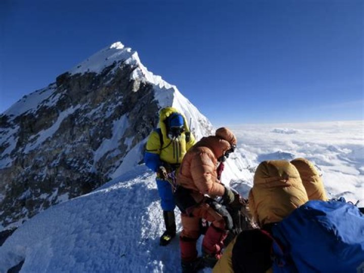How big is the summit of Mount Everest?