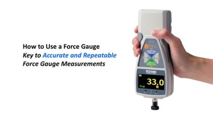How can a force meter be used to measure force?