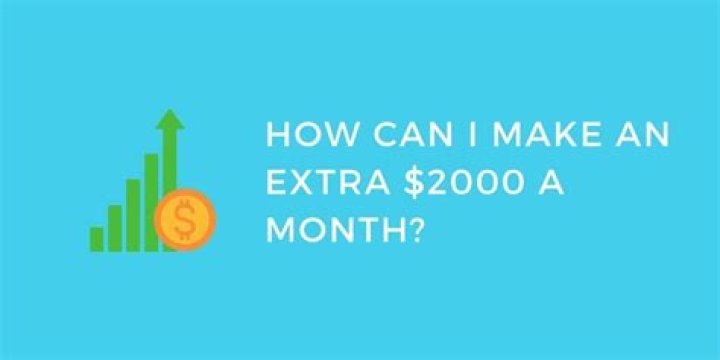 How can a teenager make 2000 a month?