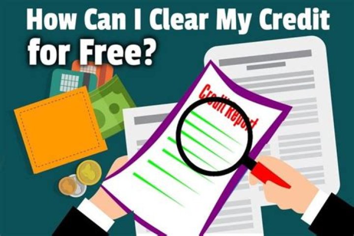 How can I clear my credit for free?