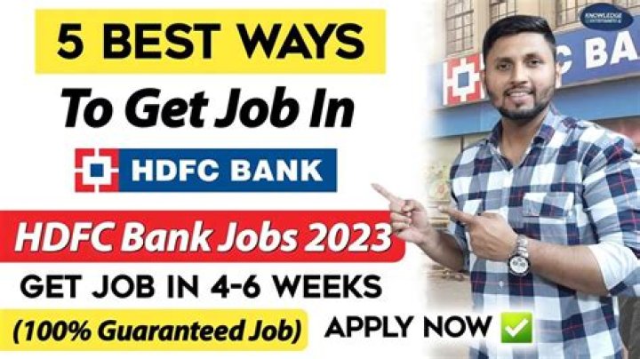How can I get job in HDFC?