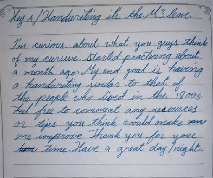How can I make my handwriting more feminine?