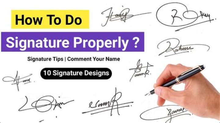 How can I make my signature better?