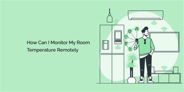 How can I monitor my room temperature remotely?